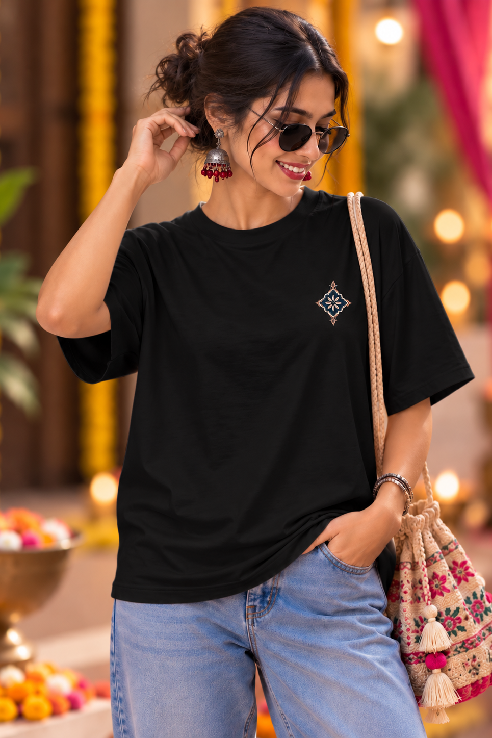 Alankaar – Oversized Festival T-Shirts