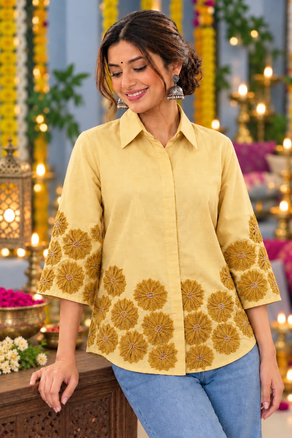 Pushpotsav - Festival Embroidery Shirts