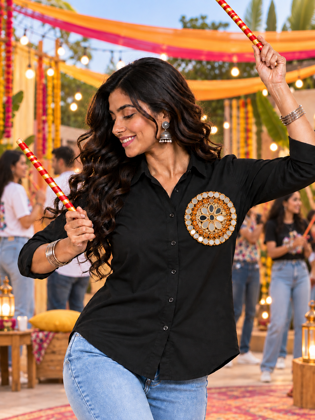 Saaj -  Garba Festival Shirt
