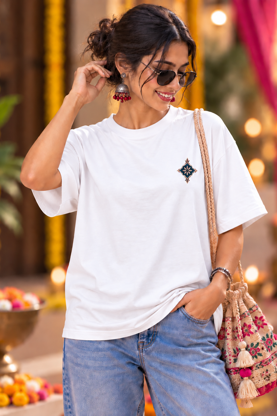 Alankaar – Oversized Festival T-Shirts