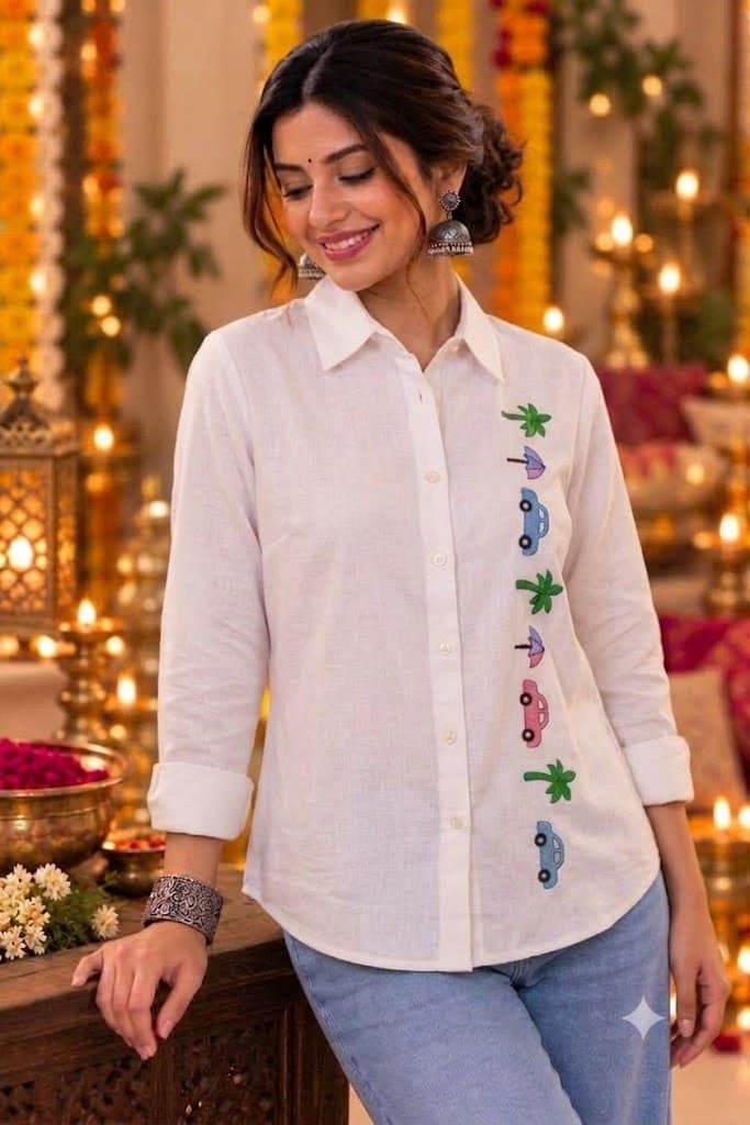 Utsavi Rahein - Festival Embroidery Shirts