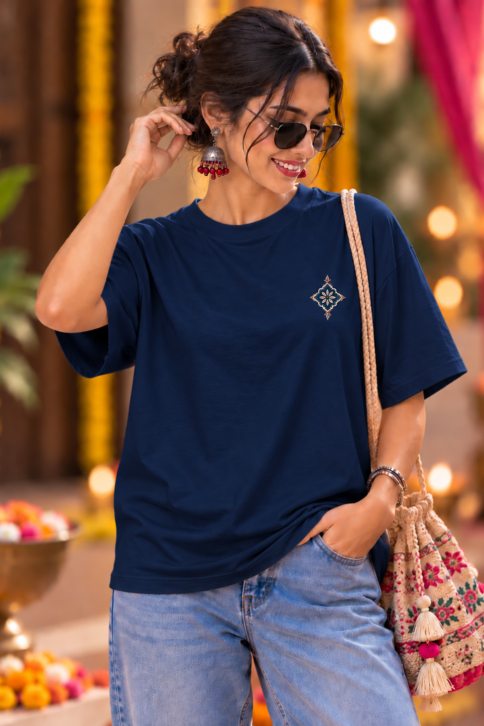 Alankaar – Oversized Festival T-Shirts