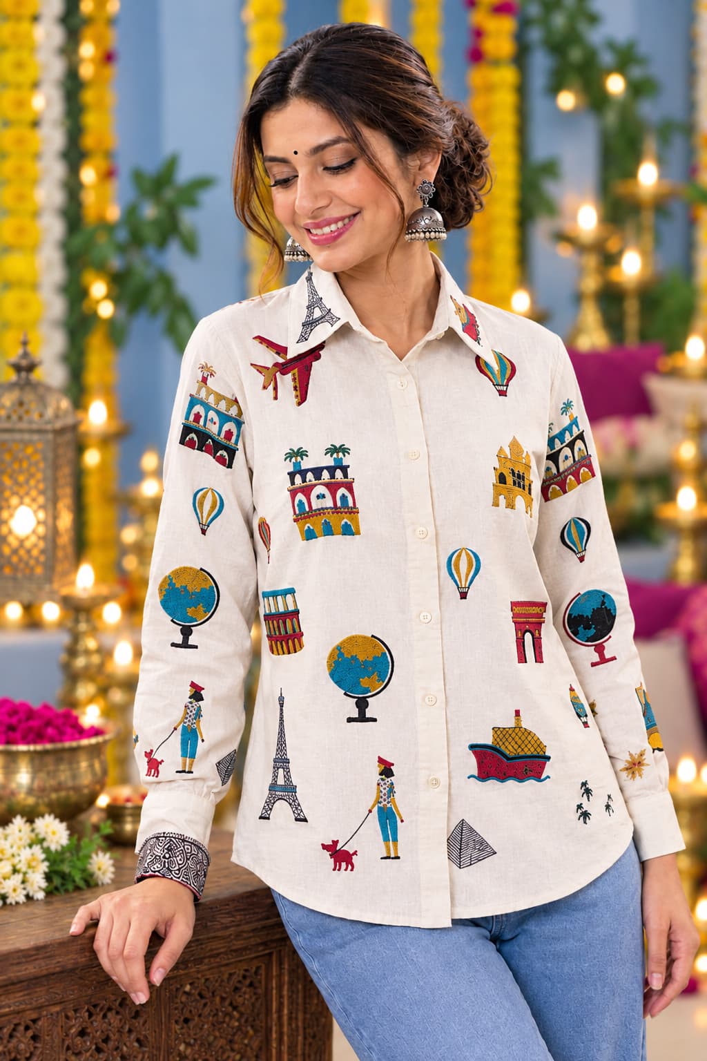 Utsavi Rahein - Festival Embroidery Shirts