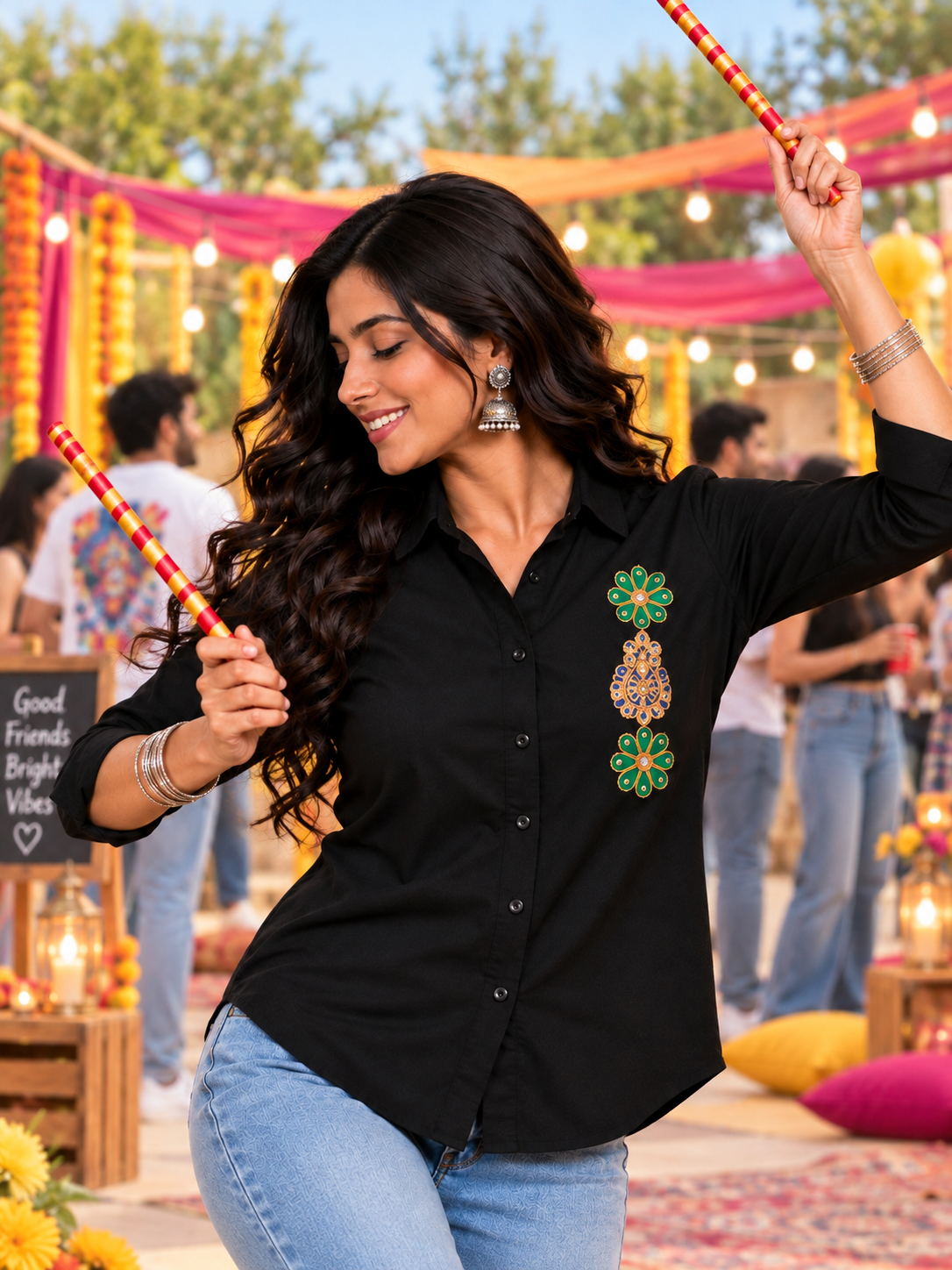 Saaj -  Garba Festival Shirt