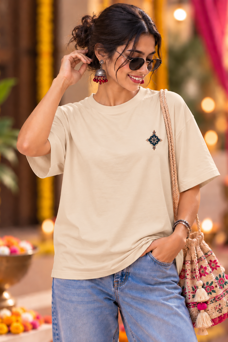 Alankaar – Oversized Festival T-Shirts