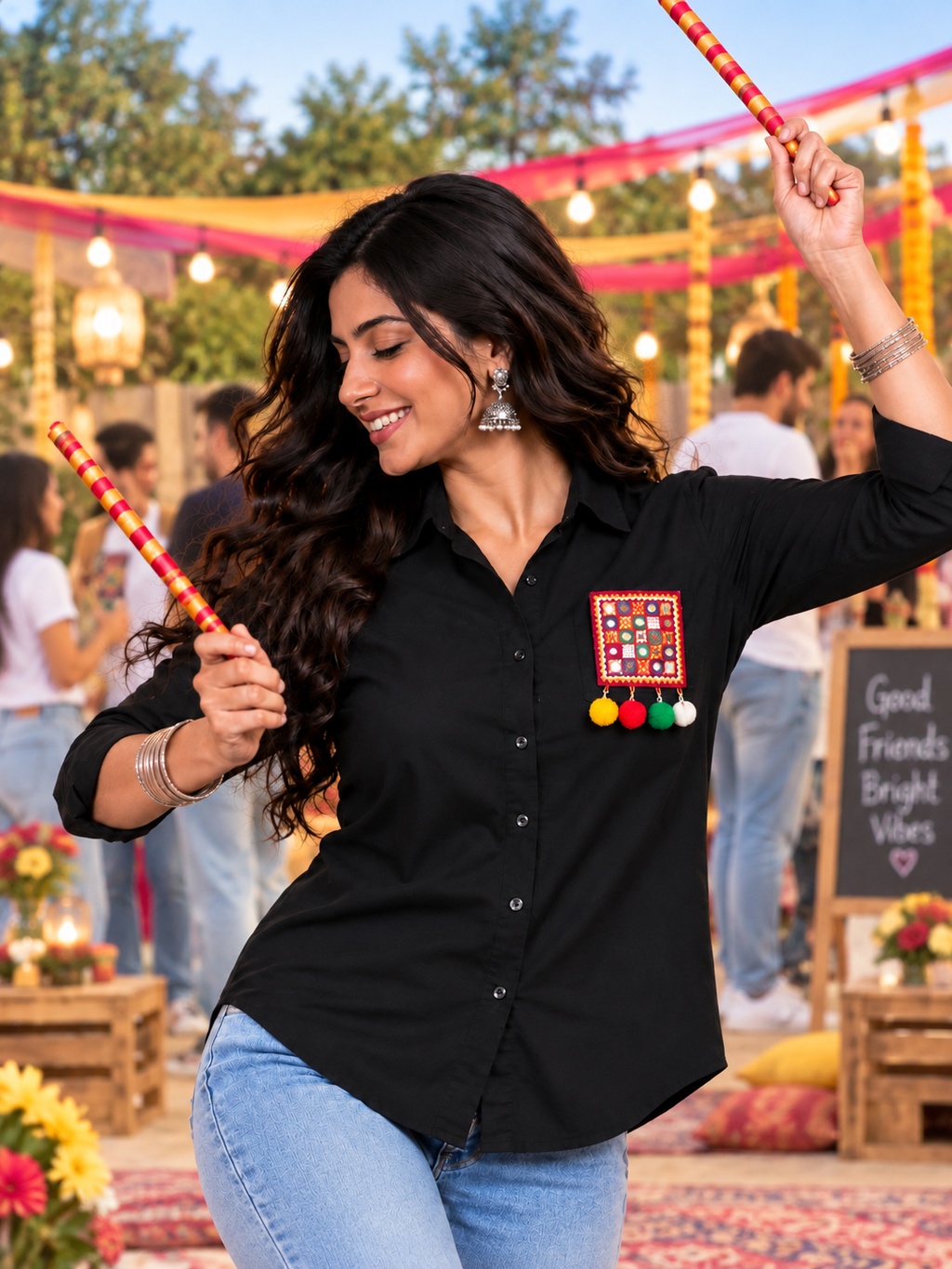 Saaj -  Garba Festival Shirt