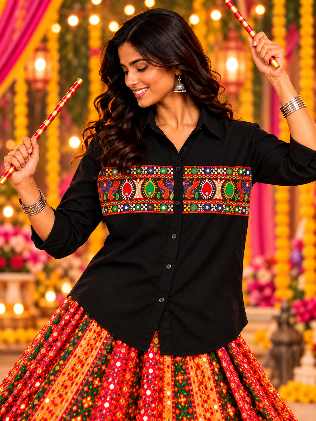 Saaj -  Garba Festival Shirt