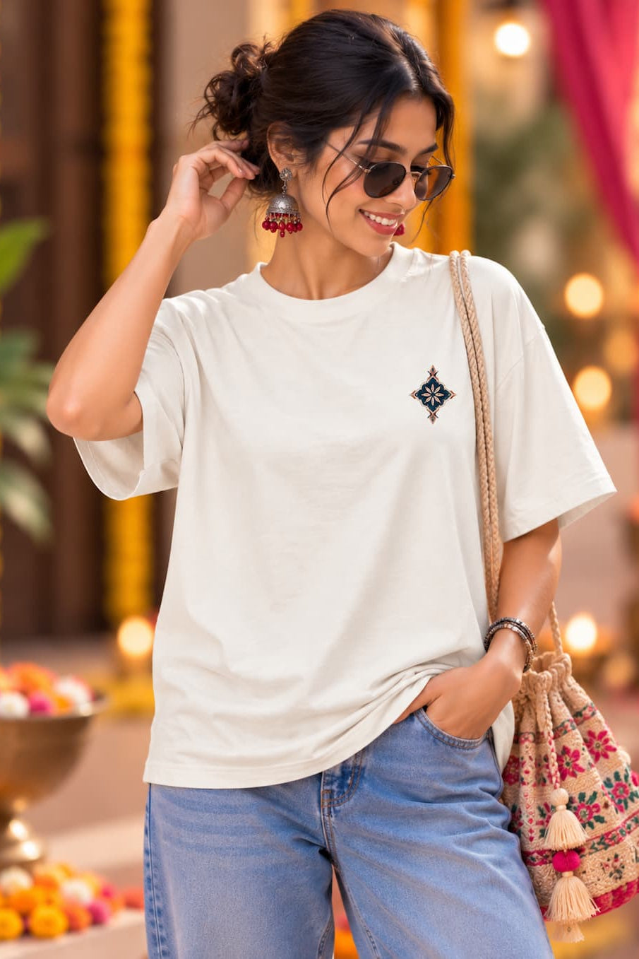 Alankaar – Oversized Festival T-Shirts