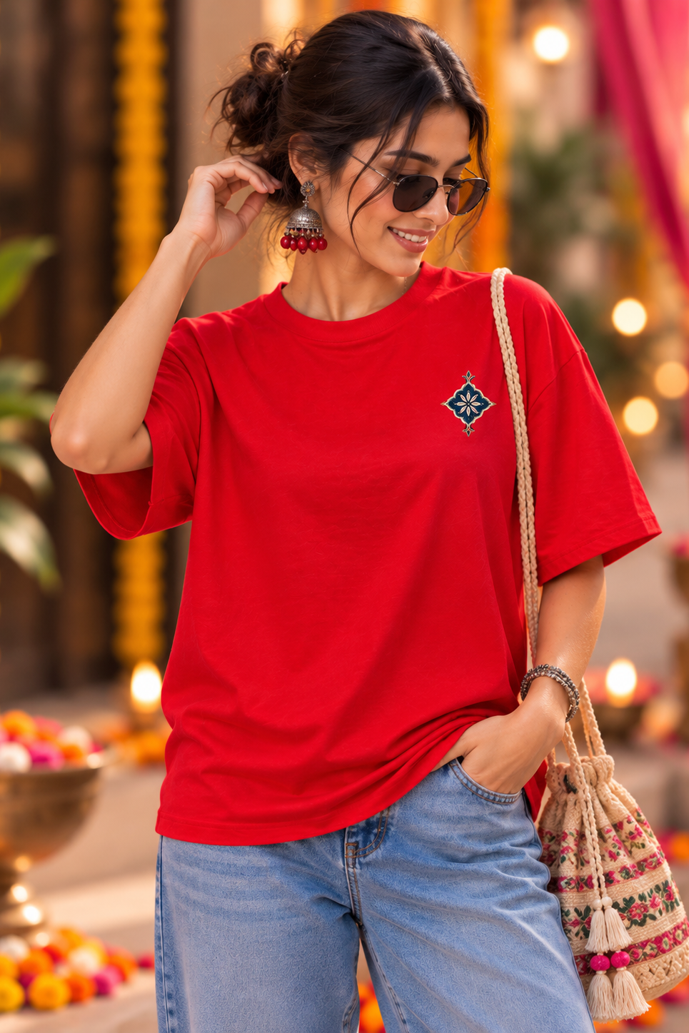 Alankaar – Oversized Festival T-Shirts